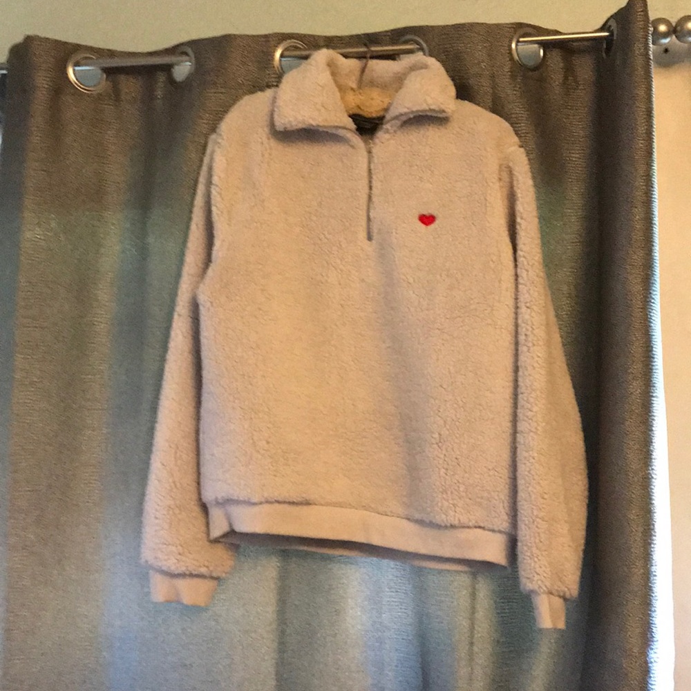A white sweater.